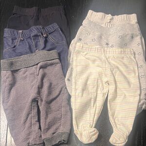 Assorted Baby Pants - 0-3M